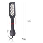 Dominitoy Studded Leather Paddle - Dual Sided BDSM Spanking Toy with Pyramid Studs