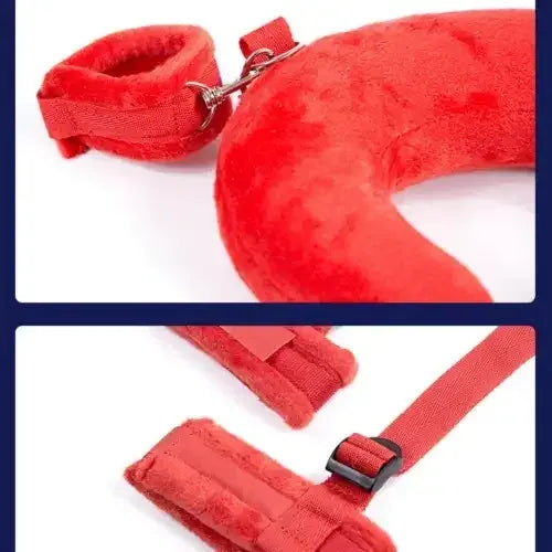 Dominitoy U‑Shaped Travel Neck Restraint with Four Point Straps
