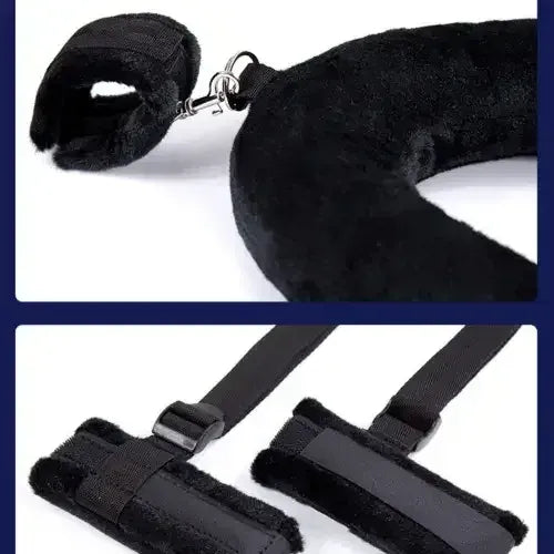 Dominitoy U‑Shaped Travel Neck Restraint with Four Point Straps