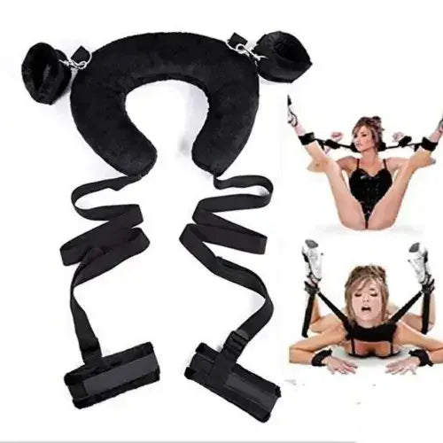 Dominitoy U‑Shaped Travel Neck Restraint with Four Point Straps