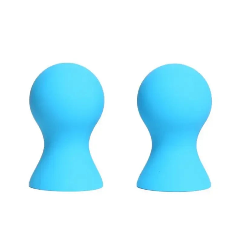 Dominitoy Vibrant Nipple Suckers - Silicone BDSM Toys for Sensual Play