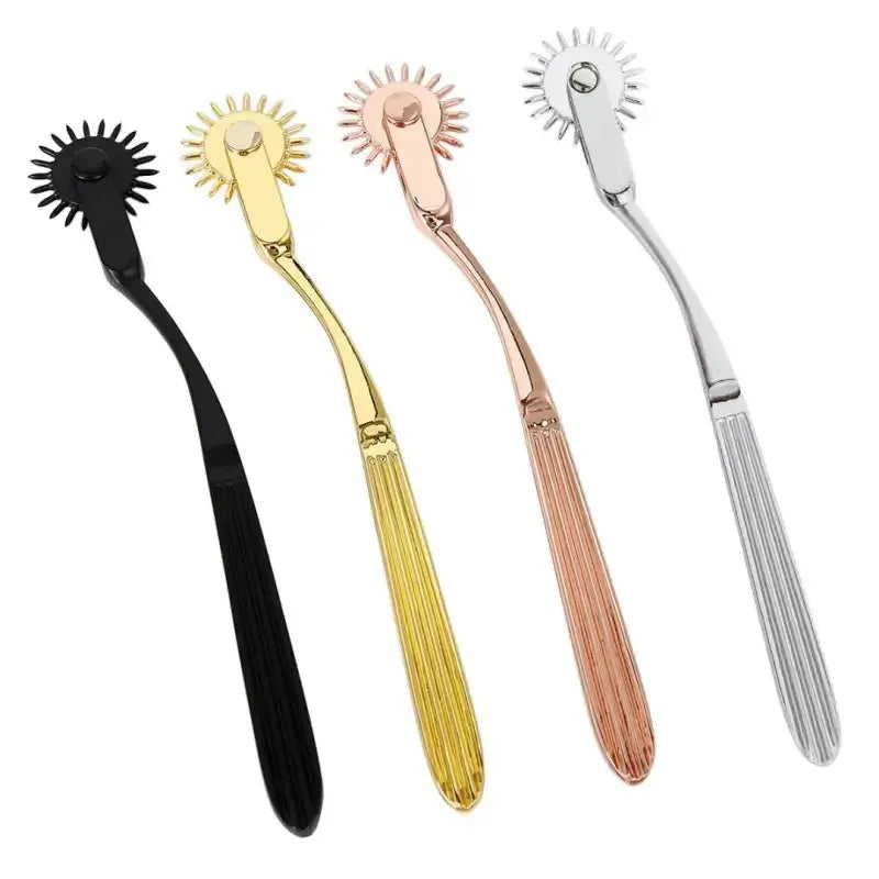 Dominitoy Wartenberg Wheel – 22-Spike Stainless Steel BDSM Pinwheel