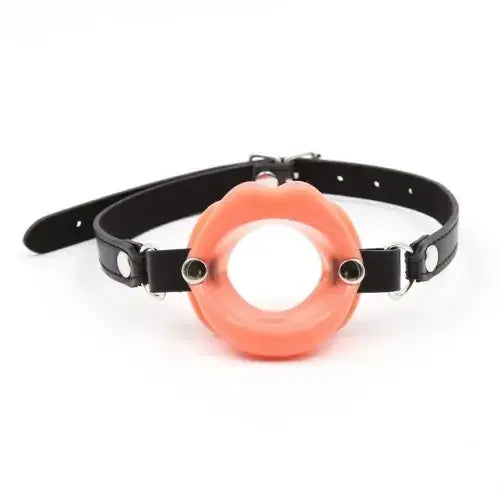 Dominitoy Yellow Silicone Lips Open-Mouth Gag