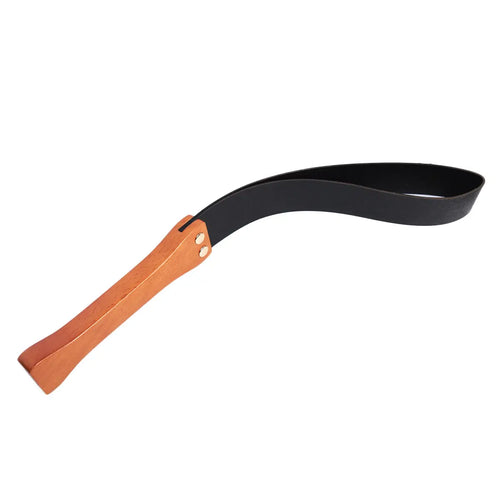 double layer leather slapper paddle detail - Dominitoy 282400100